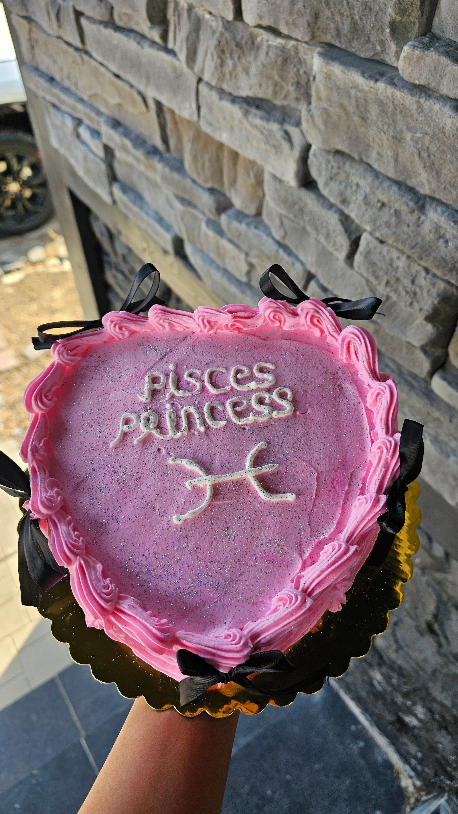 Pisces Princess Heart Cake