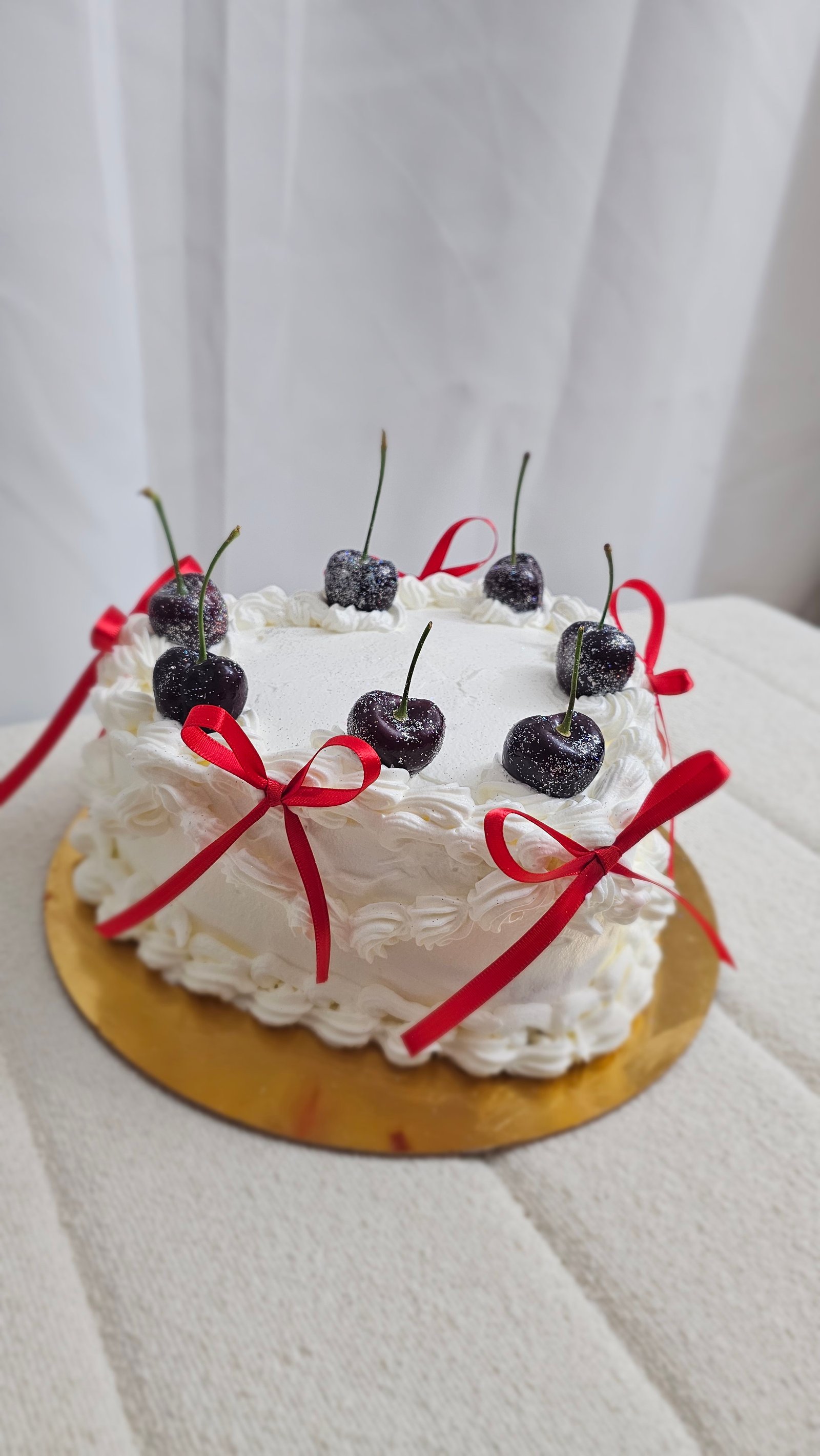 Sweet Cherry Romance Cake
