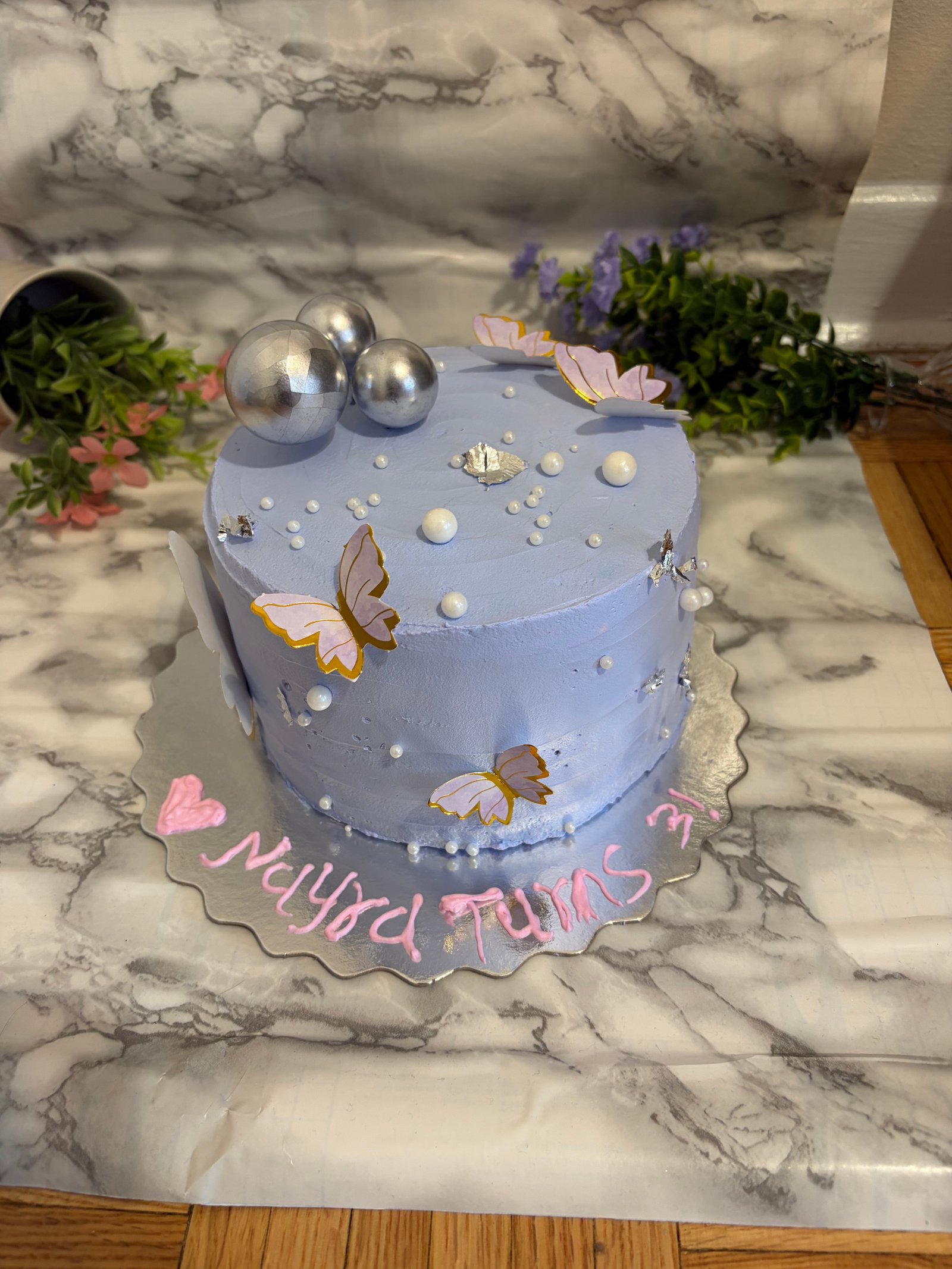 Lavender Butterfly Dream Cake